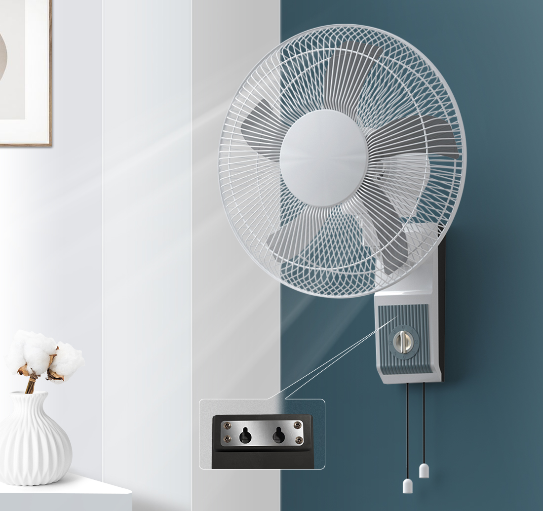 Wall mounted, freeing up more space.